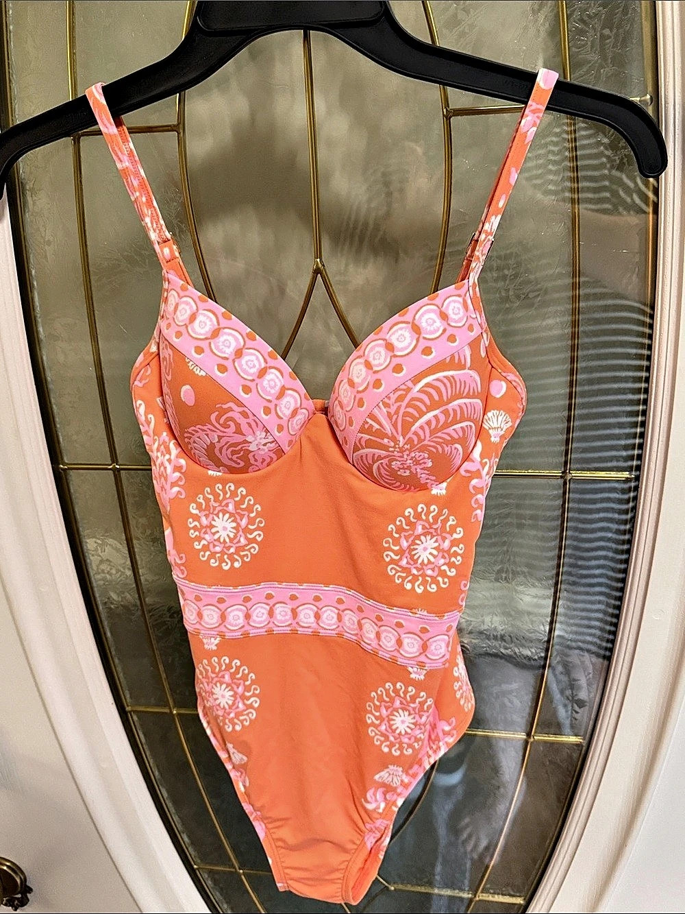 Lilly Pulitzer Palma One-Piece Swimsuit Orange & Pink